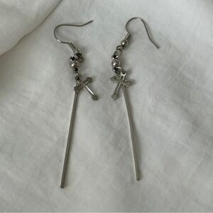 Cross earrings